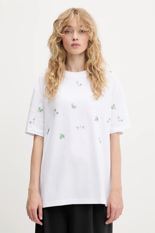Stine Goya tricou copii imprimeu alb SG.PF25.T061.2366