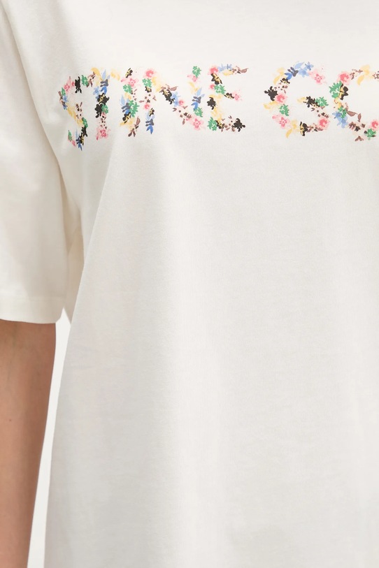 Stine Goya t-shirt bawełniany SG.AW25.T009.2243 beżowy