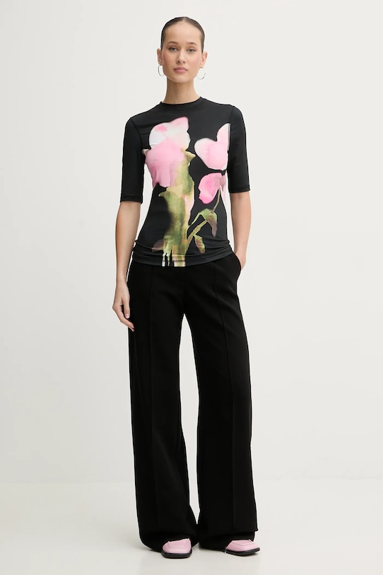 Stine Goya t-shirt SG.AW25.T071.2244 czarny AW25