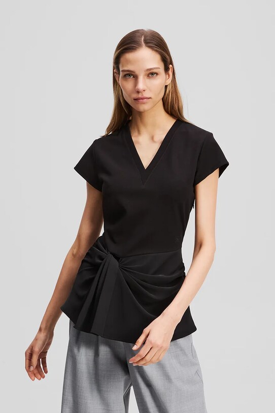 Футболка Karl Lagerfeld slim чёрный A3W17011