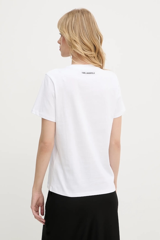 Одежда Хлопковая футболка Karl Lagerfeld A3W17018 белый