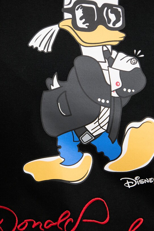 Karl Lagerfeld tricou din bumbac KL X DISNEY A3W17090 negru
