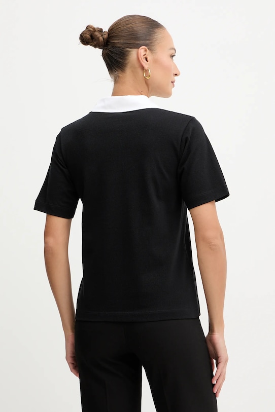 Îmbrăcăminte Karl Lagerfeld tricou din bumbac KARL SIGNATURE A3W17113 negru