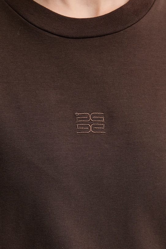 Gestuz t-shirt 10910545 brązowy