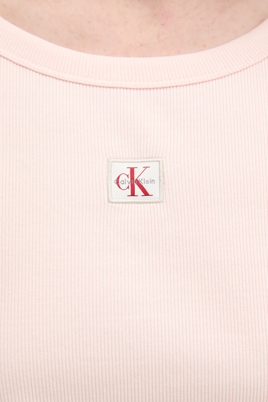 Тениска Calvin Klein Jeans LV047C200G розов