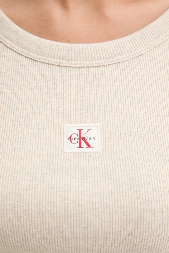 Calvin Klein Jeans t-shirt LV047C200G beżowy