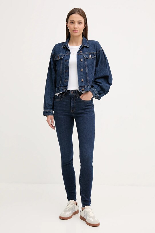 Calvin Klein Jeans top LV047C201G biały AW25
