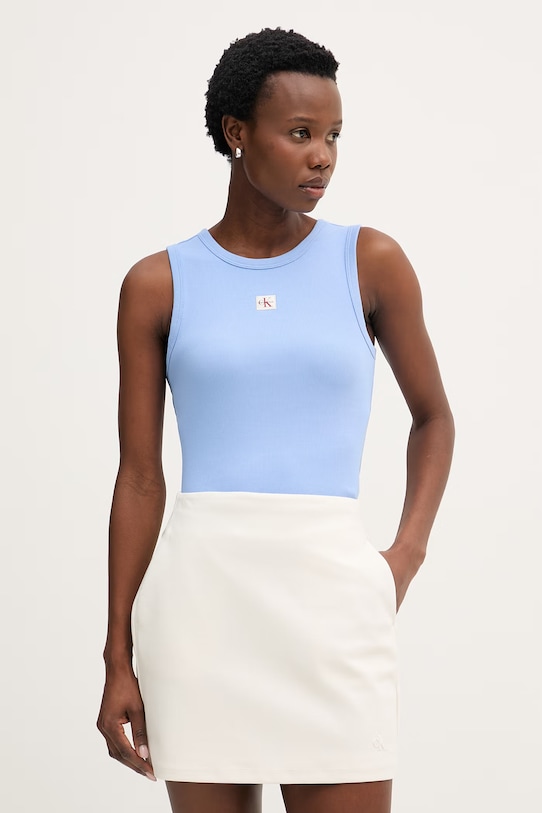 Calvin Klein Jeans top de damă albastru LV047C201G