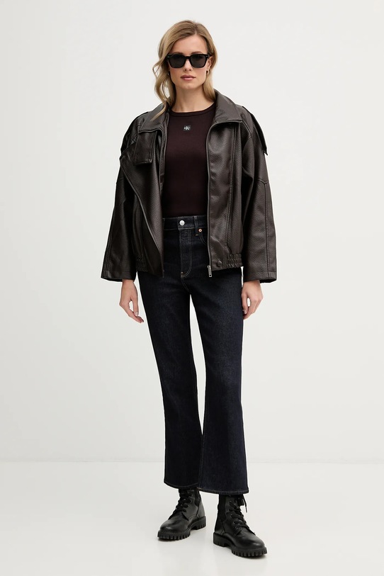 Calvin Klein Jeans top LV047C201G maro AW25