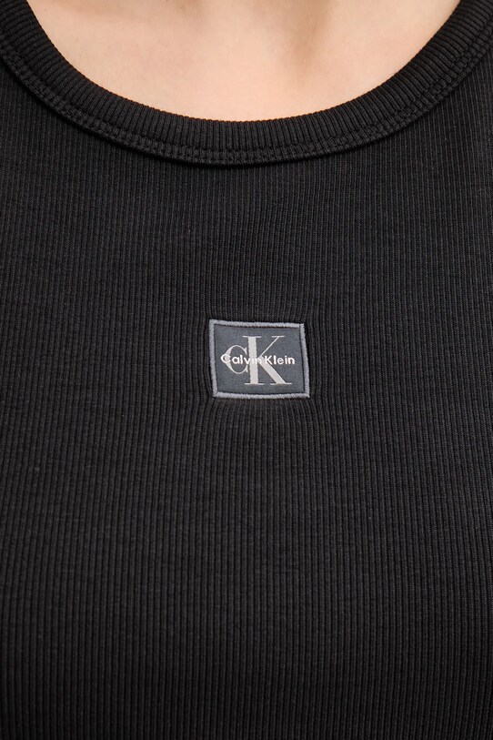 Calvin Klein Jeans top czarny LV047C201G
