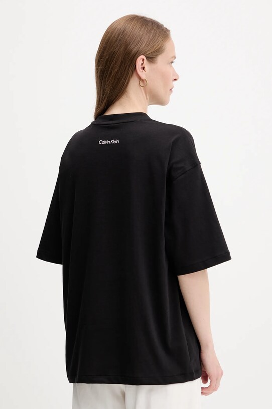 Odzież Calvin Klein Jeans t-shirt bawełniany LV047C818G czarny