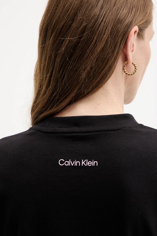 Calvin Klein Jeans tricou din bumbac LV047C818G negru