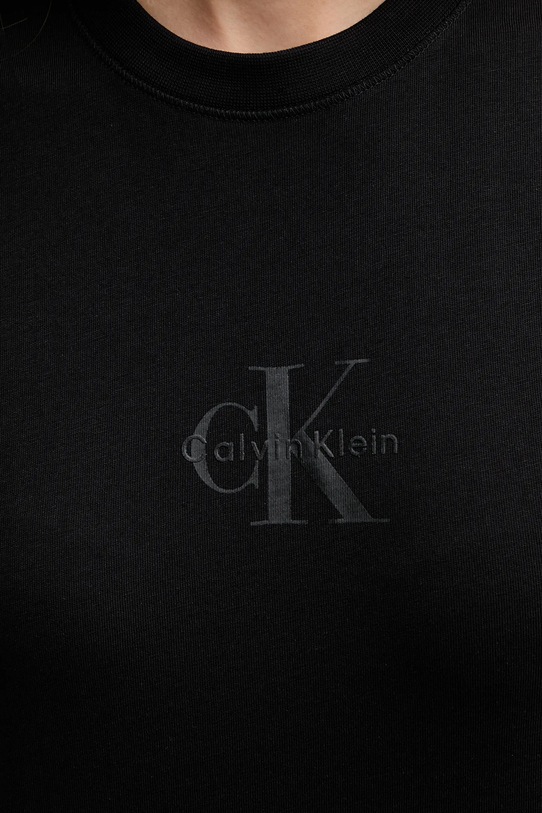 Calvin Klein Jeans top bawełniany LV047C852G czarny