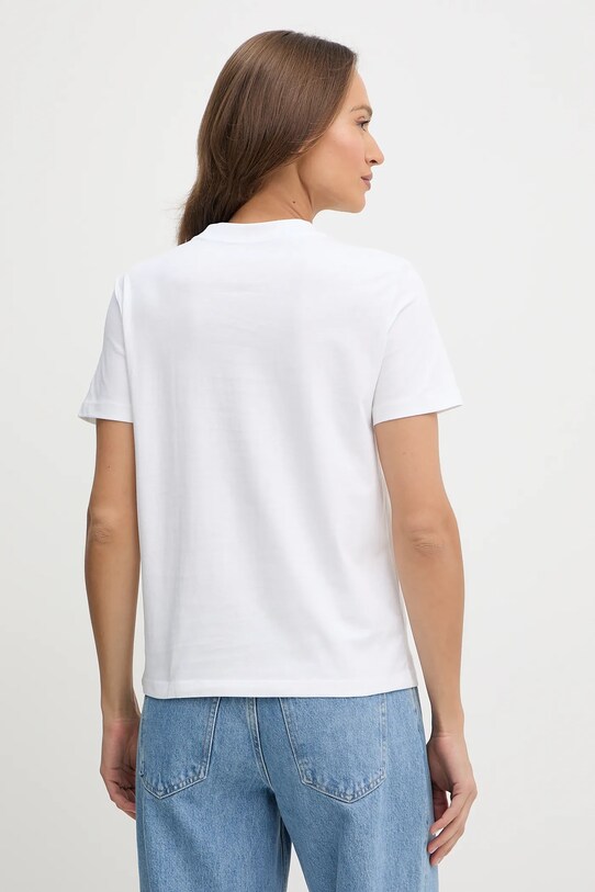 Calvin Klein Jeans t-shirt bawełniany LV047C854G biały AW25