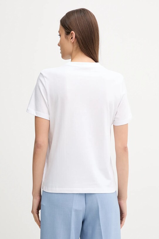 Хлопковая футболка Calvin Klein Jeans LV047C863G белый AW25