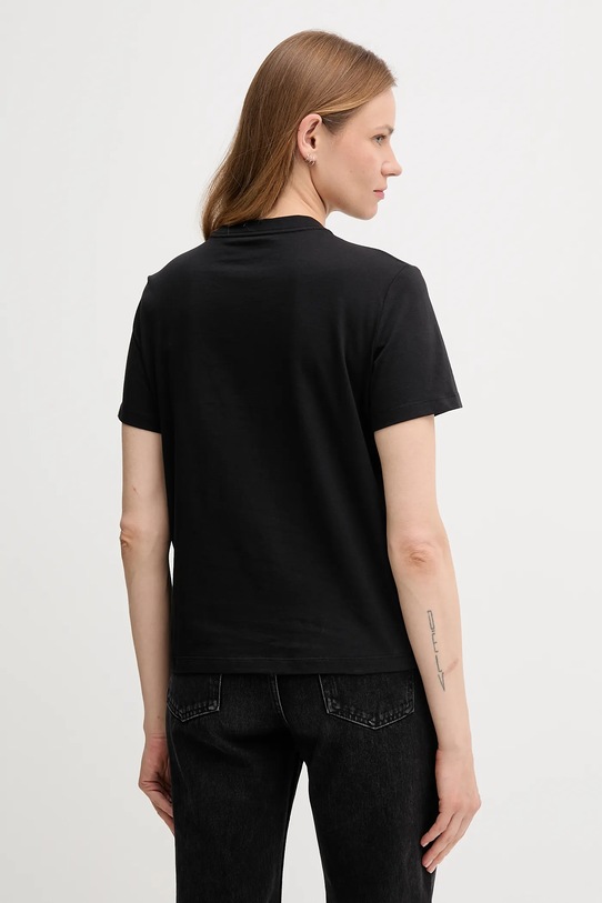 Βαμβακερό μπλουζάκι Calvin Klein Jeans LV047C863G μαύρο AW25