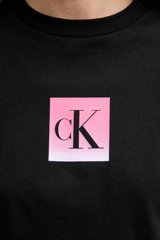 Calvin Klein Jeans t-shirt bawełniany czarny LV047C864G