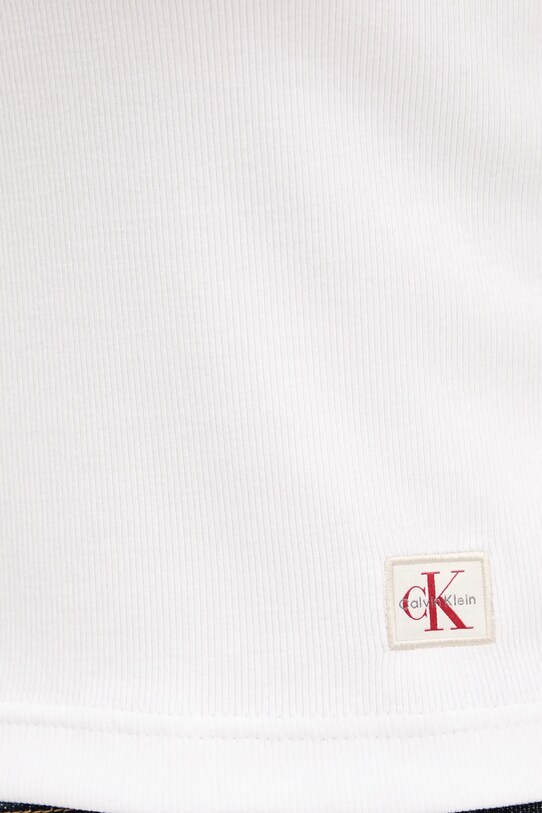 Kratka majica Calvin Klein Jeans LV047C910G bela