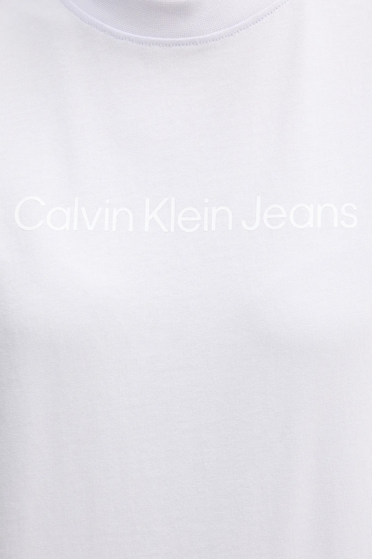 Бавовняна футболка Calvin Klein Jeans LV047C912G фіолетовий