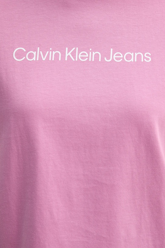 Calvin Klein Jeans t-shirt bawełniany LV047C912G fioletowy