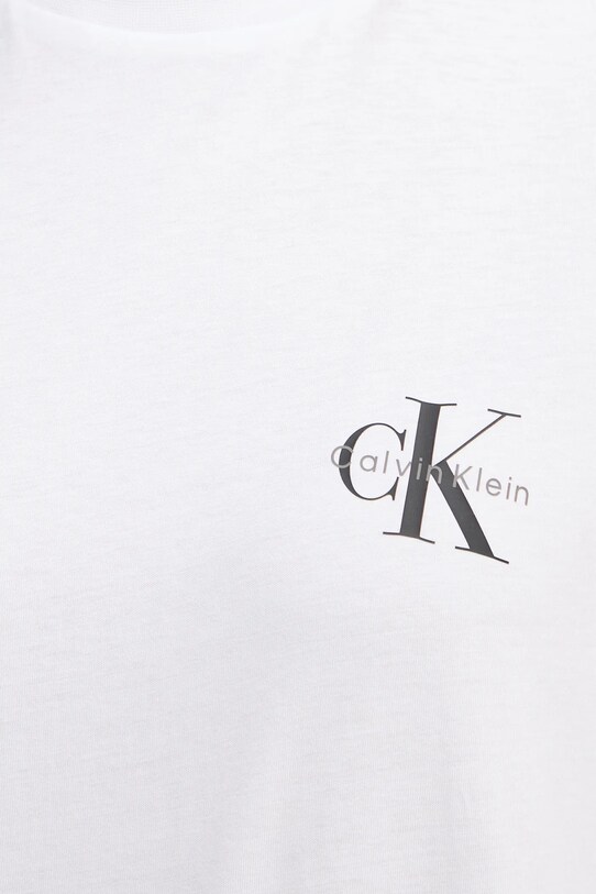Calvin Klein Jeans t-shirt bawełniany biały LV047C905G