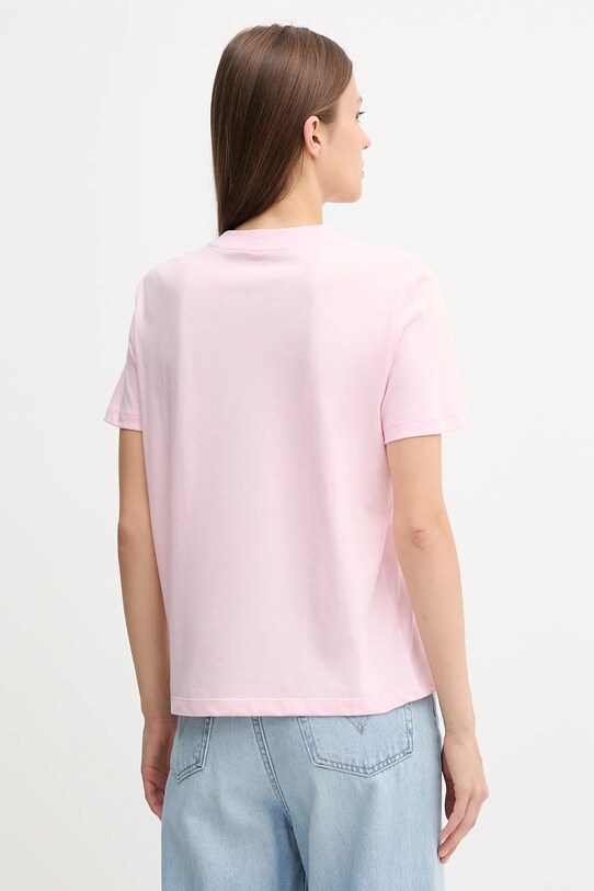 Bavlněné tričko Calvin Klein Jeans růžová LV047C905G