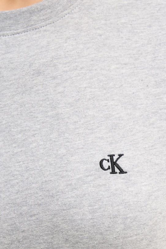 Pamučna majica Calvin Klein Jeans LV047B224G siva