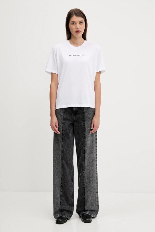Футболка Karl Lagerfeld Jeans A3W17039 белый AW25