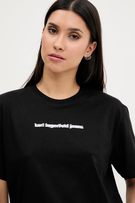 Karl Lagerfeld Jeans t-shirt czarny A3W17039