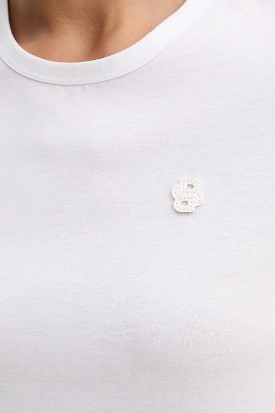 BOSS t-shirt bawełniany 50545671 biały
