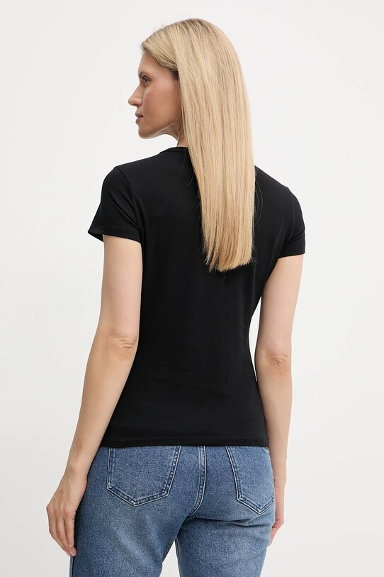 Ρούχα Βαμβακερό μπλουζάκι BOSS Orange 50545287 μαύρο