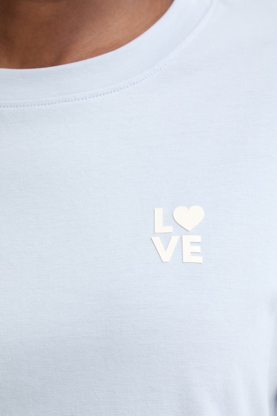 BOSS Orange tričko dámske bavlnené C_Esogo_3 50545288 modrá