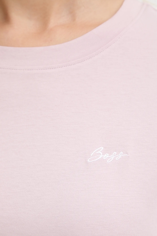 BOSS Orange t-shirt bawełniany różowy 50554015