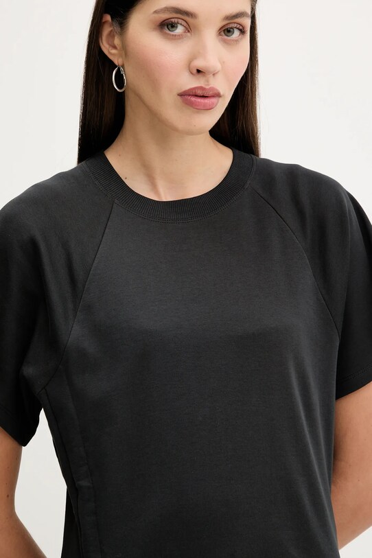 HUGO t-shirt bawełniany czarny 50542762