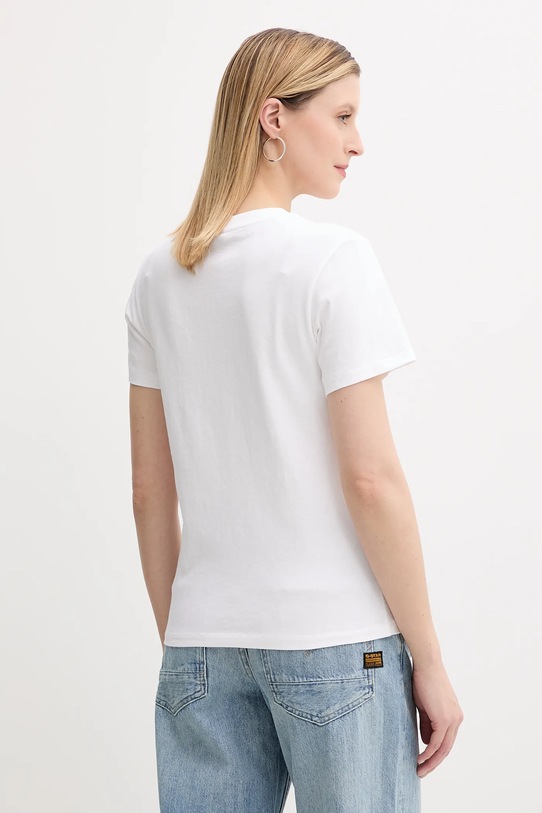 Îmbrăcăminte G-Star tricou din bumbac D26248.D101 alb