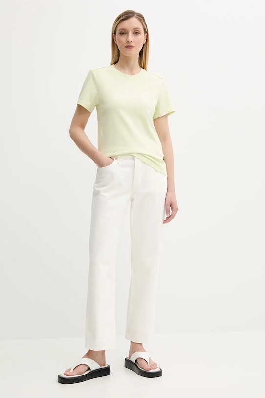 G-Star tricou din bumbac D26248.D101 verde AW25