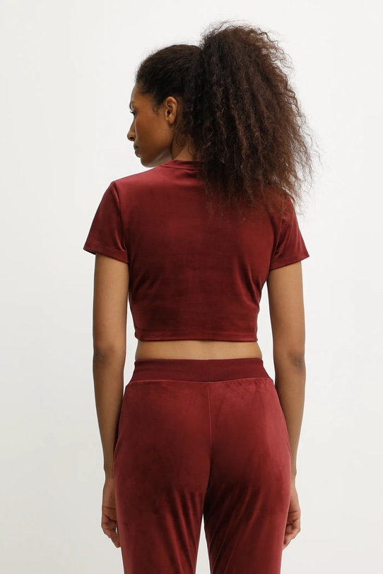 Odzież Guess t-shirt dziecięcy COUTURE V3BI01.K0232 bordowy