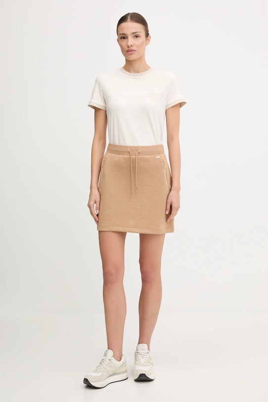 Tričko Guess CARMEN V5YI01.J1314 béžová AW25