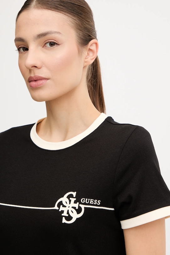 Guess t-shirt CARMEN czarny V5YI01.J1314