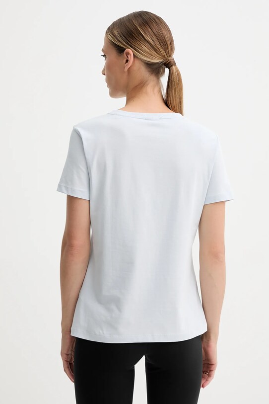 Odzież Guess t-shirt bawełniany NINA V5YI12.J1314 niebieski
