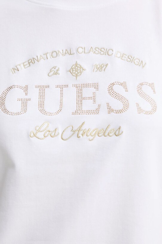 Guess tricou MARINA V5YI13.J1314 alb