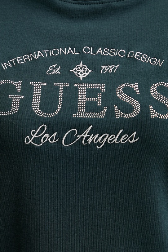 Μπλουζάκι Guess MARINA V5YI13.J1314 πράσινο