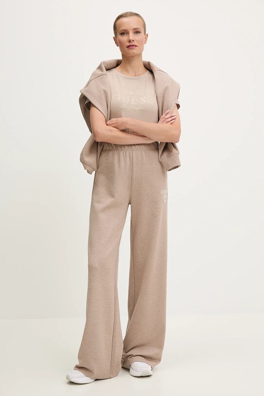 Tričko Guess MARINA V5YI13.J1314 béžová AW25