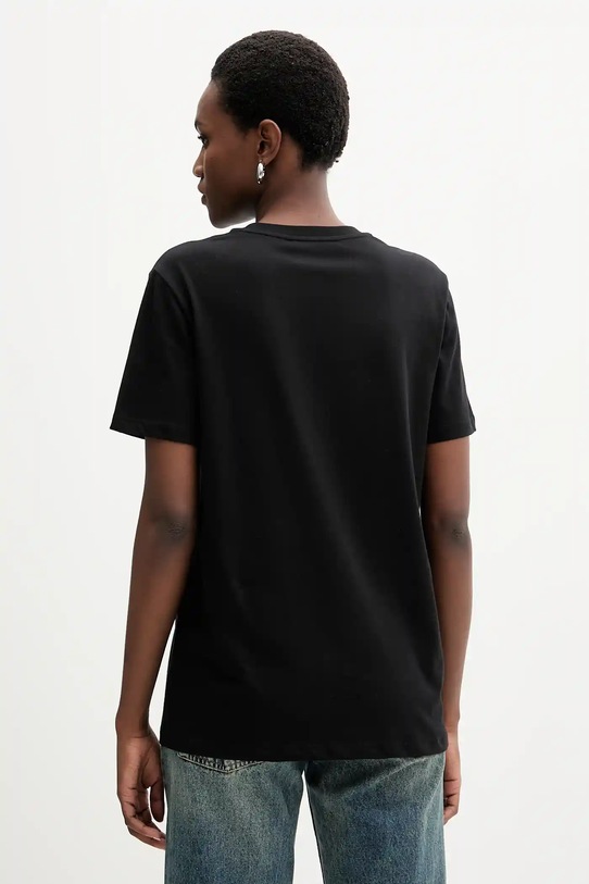 Odzież Iceberg t-shirt bawełniany F021.6327 czarny