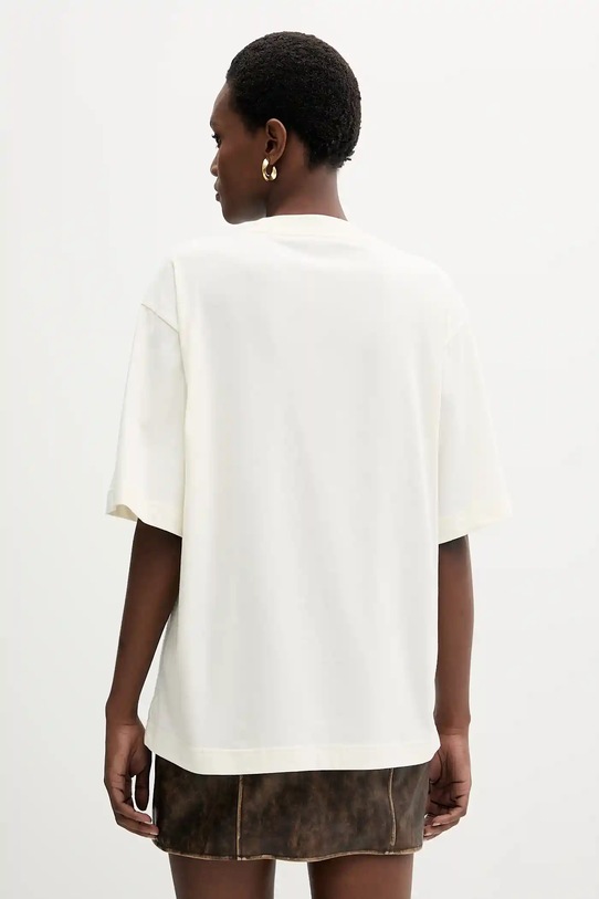 Odzież Iceberg t-shirt bawełniany F5B2.6325 beżowy