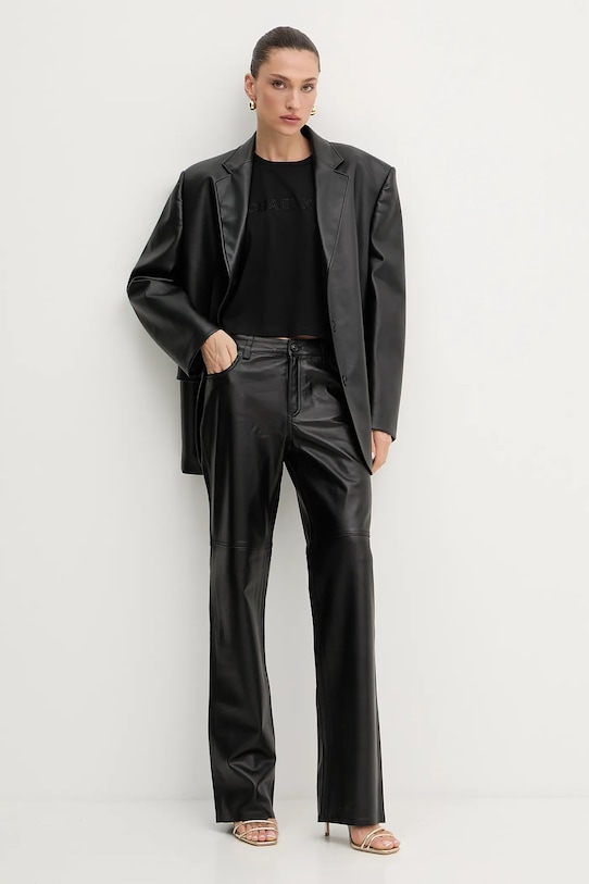 Pamučna majica MICHAEL Michael Kors MT551VJ2ZU crna AW25