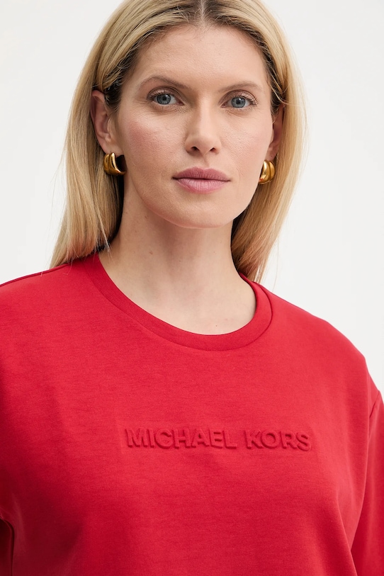 Μπλουζάκι MICHAEL Michael Kors κόκκινο MT551T65MF