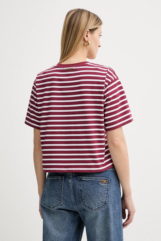 Odzież MICHAEL Michael Kors t-shirt bawełniany MT551R9HM7 bordowy