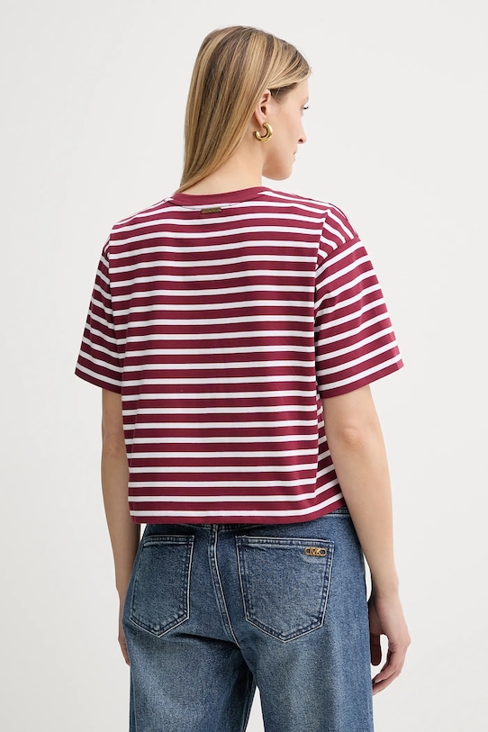 Oblečení Bavlněné tričko MICHAEL Michael Kors MT551R9HM7 burgundské