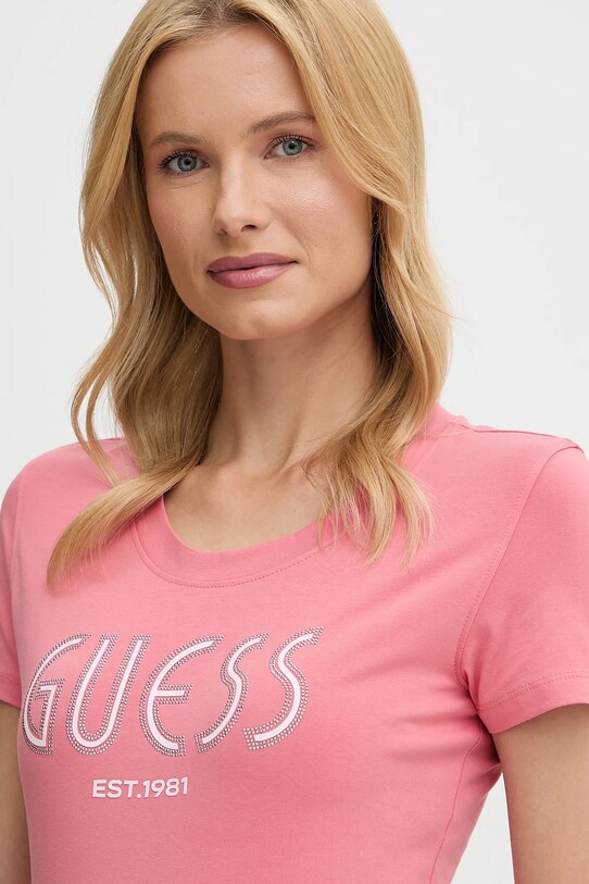 Tričko Guess oranžová W5YI05.J1314